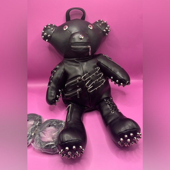 Dolls Kill / Current Mood Tormented Teddy Backpack main image 5
